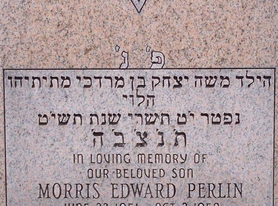 MORRIS EDWARD (ZOIDA) PERLIN Monument