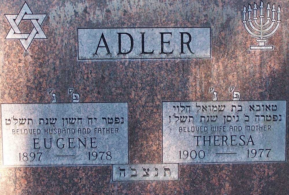 THERESA ADLER Monument