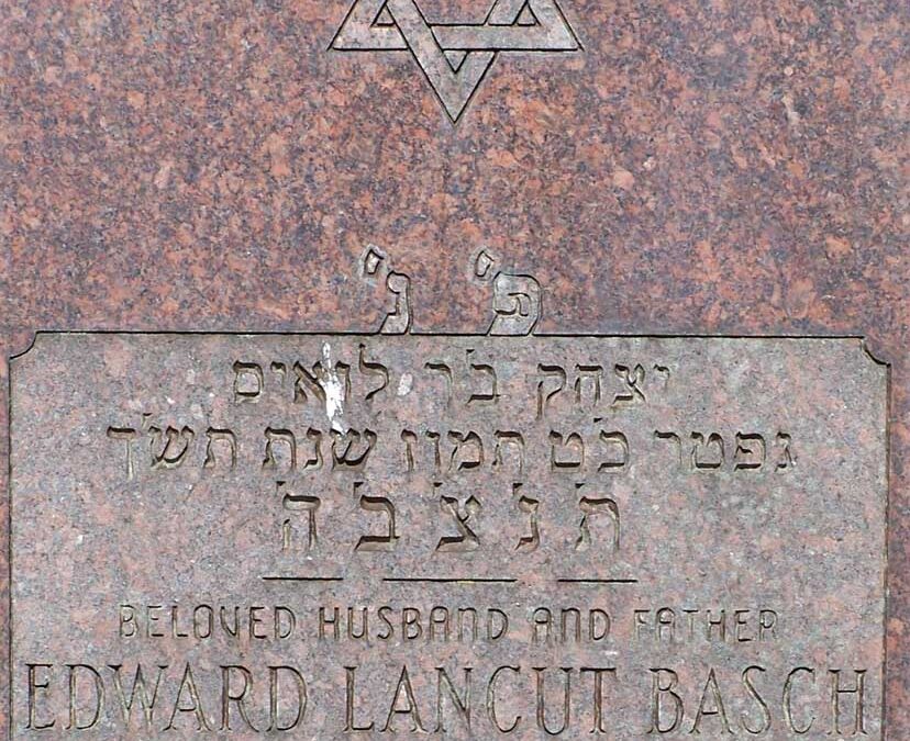 EDWARD LANCUT BASCH Monument