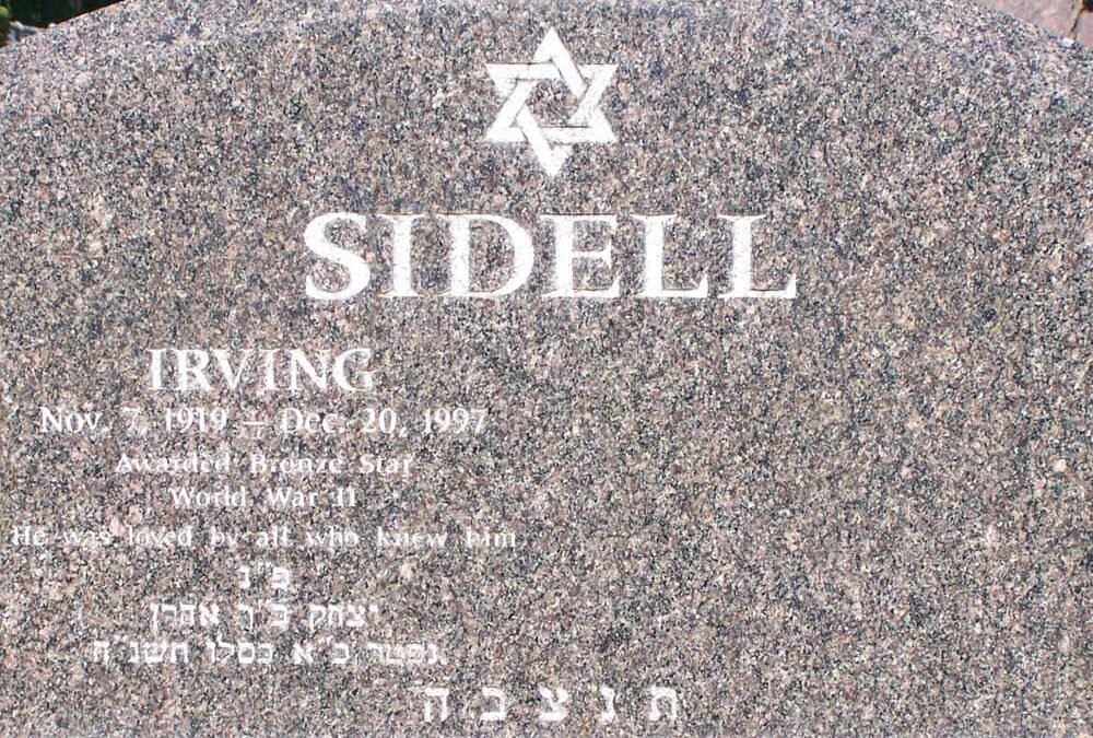 IRVING SIDELL Monument