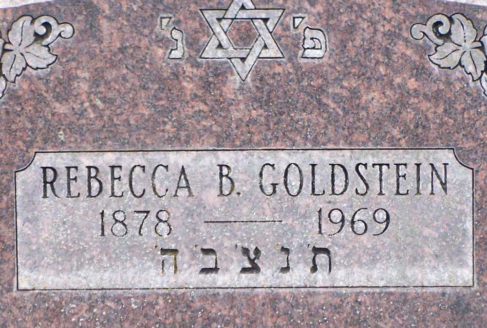 REBECCA GOLDSTEIN Monument