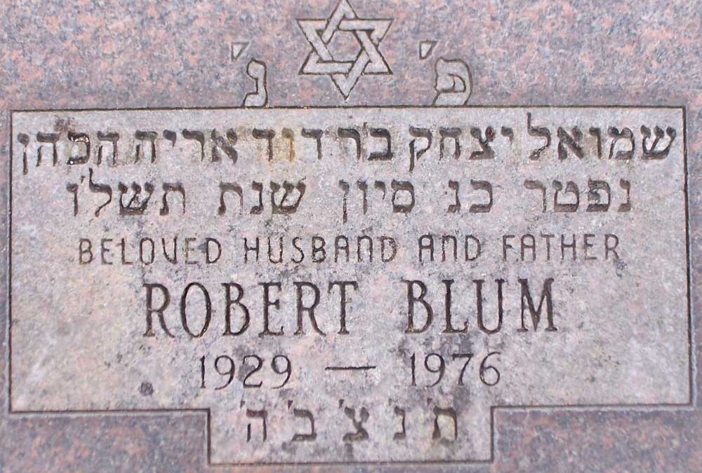 ROBERT BLUM Monument