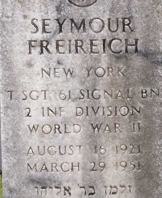 SEYMOUR H FREIREICH Monument