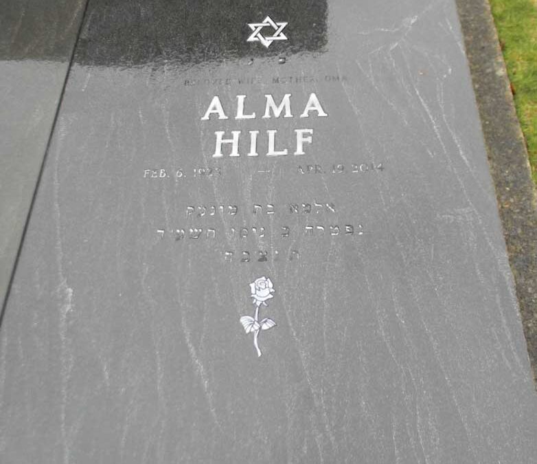 ALMA HILF Monument