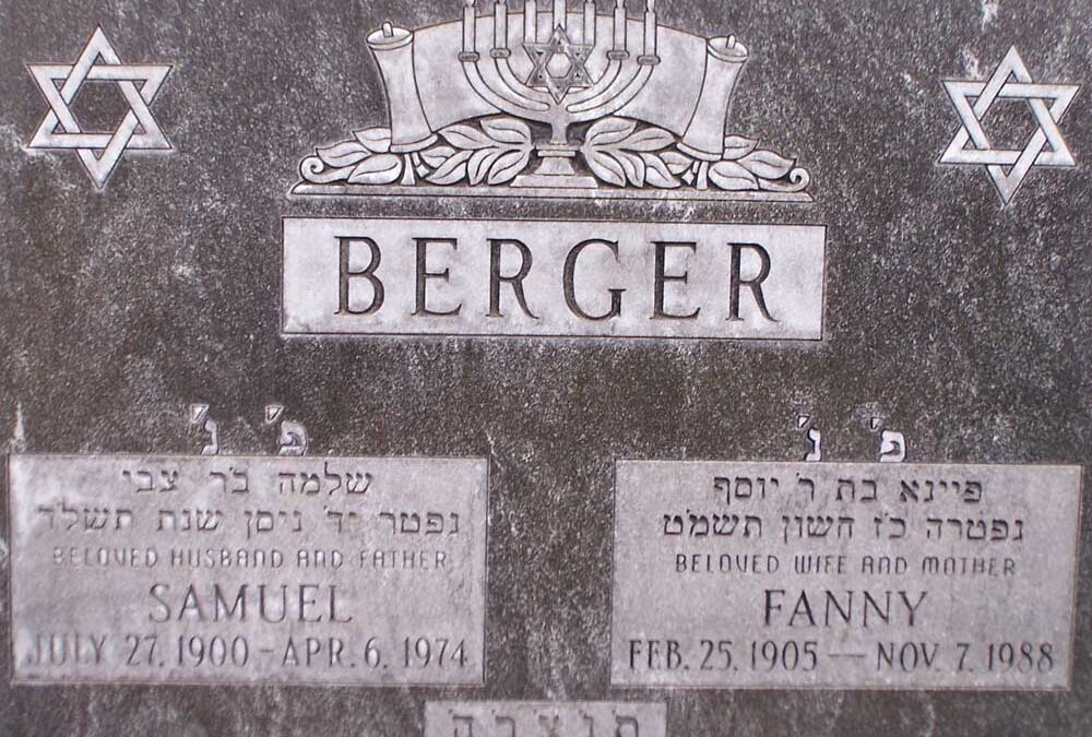 FANNY BERGER Monument