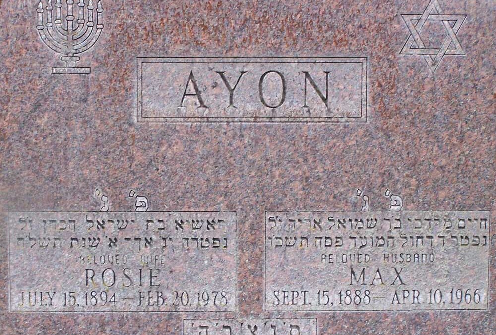 ROSE AYON Monument