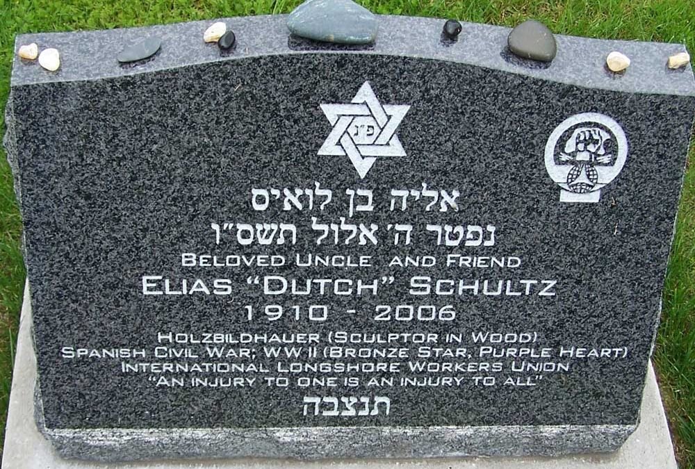 ELIAS "DUTCH" SCHULTZ Monument