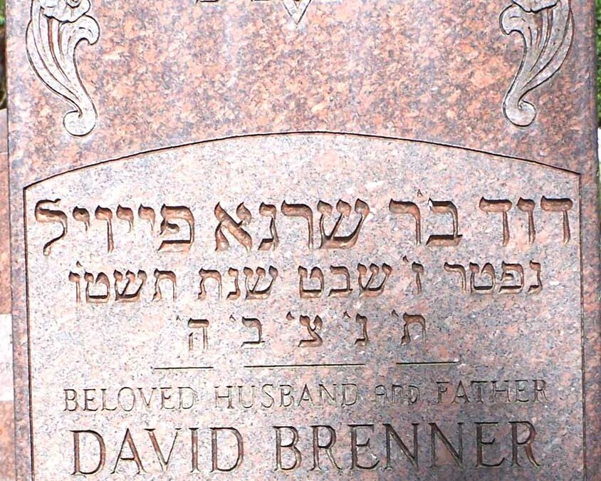 DAVID BRENNER Monument