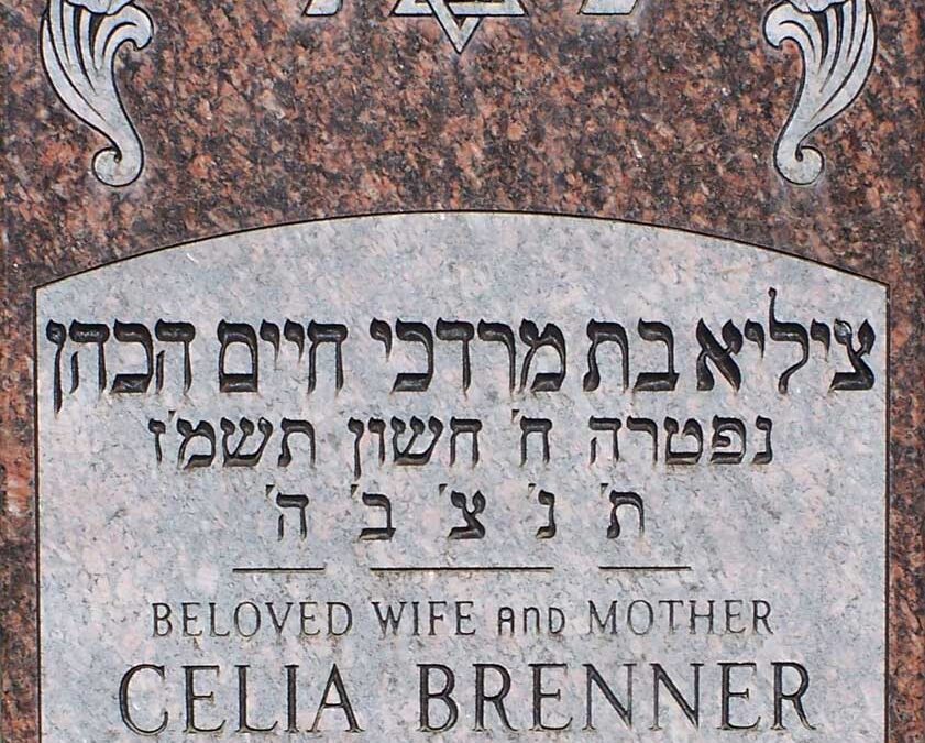 CELIA BRENNER Monument