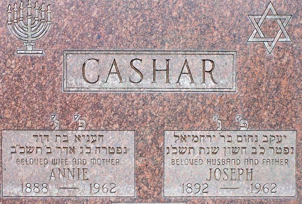 JOSEPH CASHAR Monument