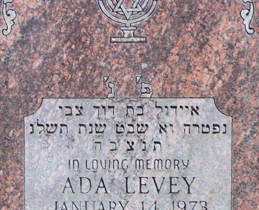 ADA LEVEY Monument