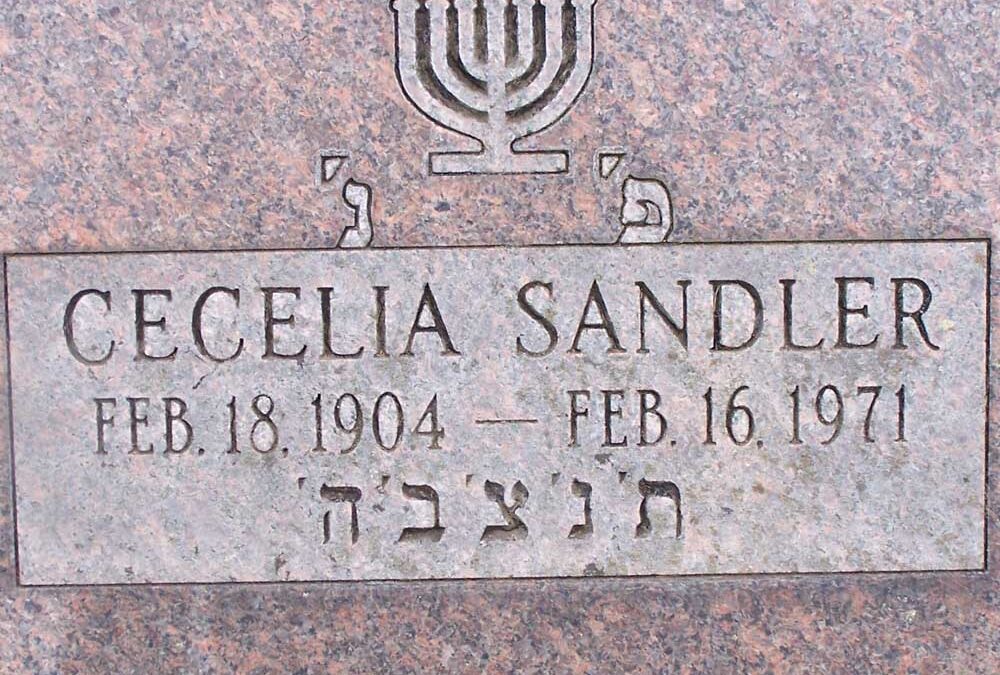 CECELIA SANDLER Monument