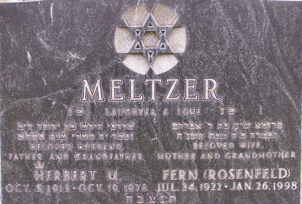 HERBERT M MELTZER Monument