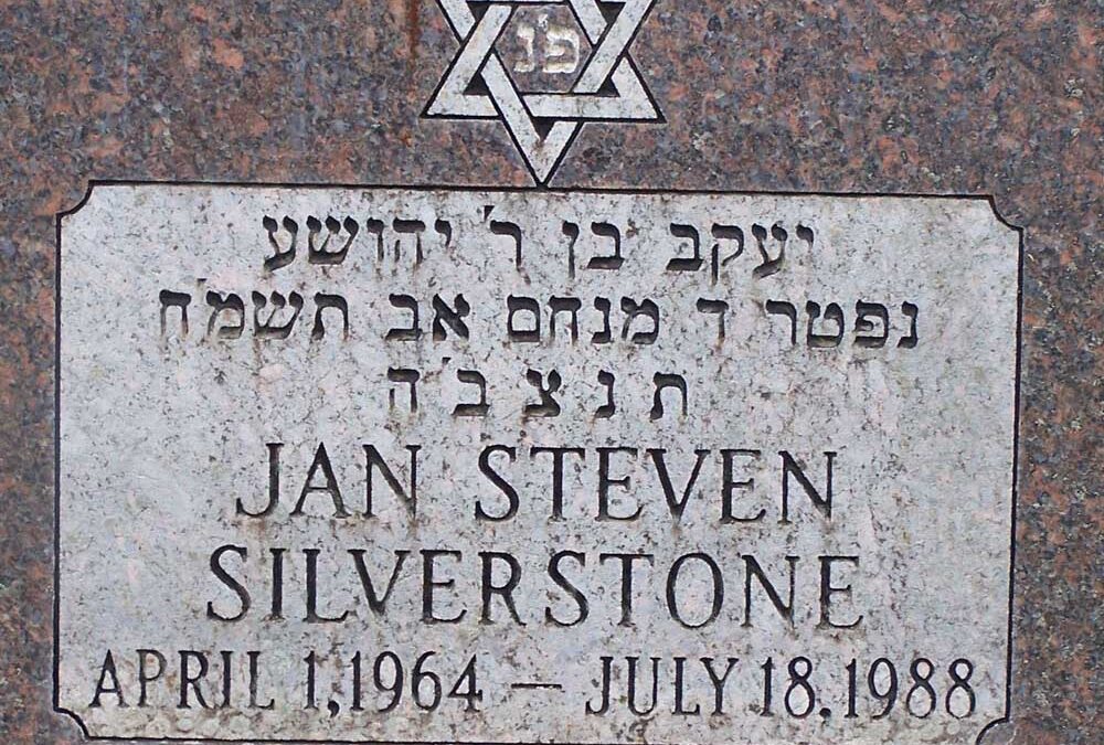 JAN STEVEN SILVERSTONE Monument