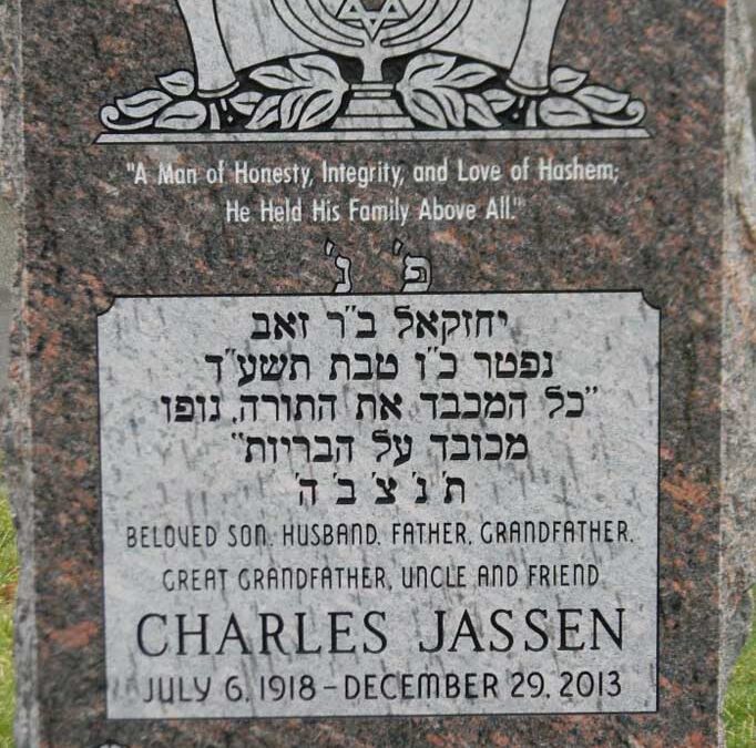 CHARLES JASSEN Monument