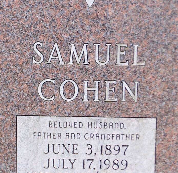 SAMUEL COHEN Monument