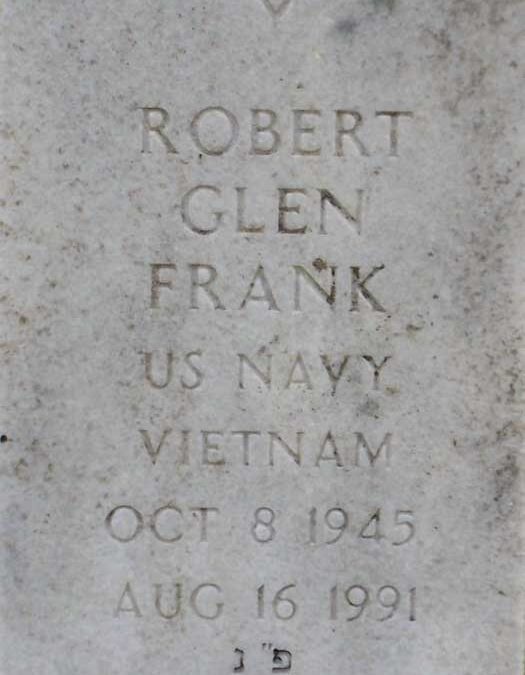 ROBERT GLEN FRANK Monument