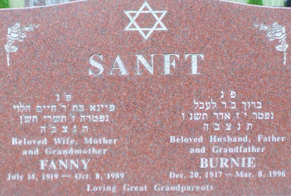 FANNY SANFT Monument