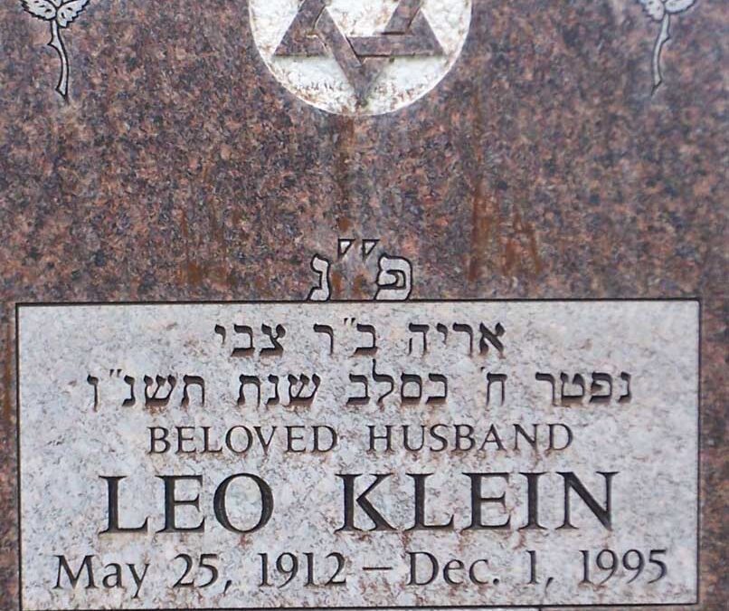 LEO KLEIN Monument