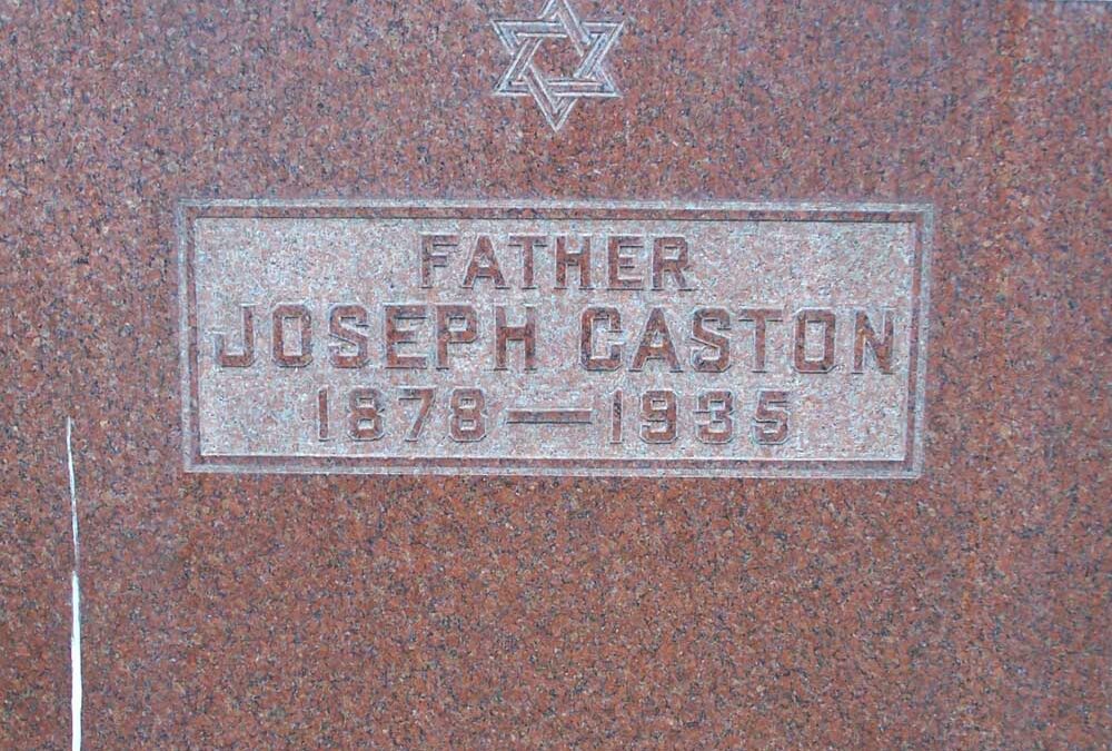 JOSEPH CASTON Monument