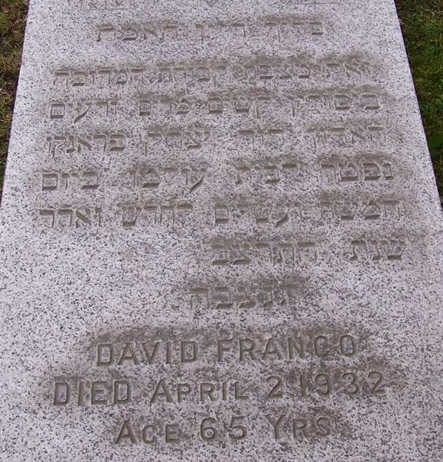 DAVID FRANCO Monument