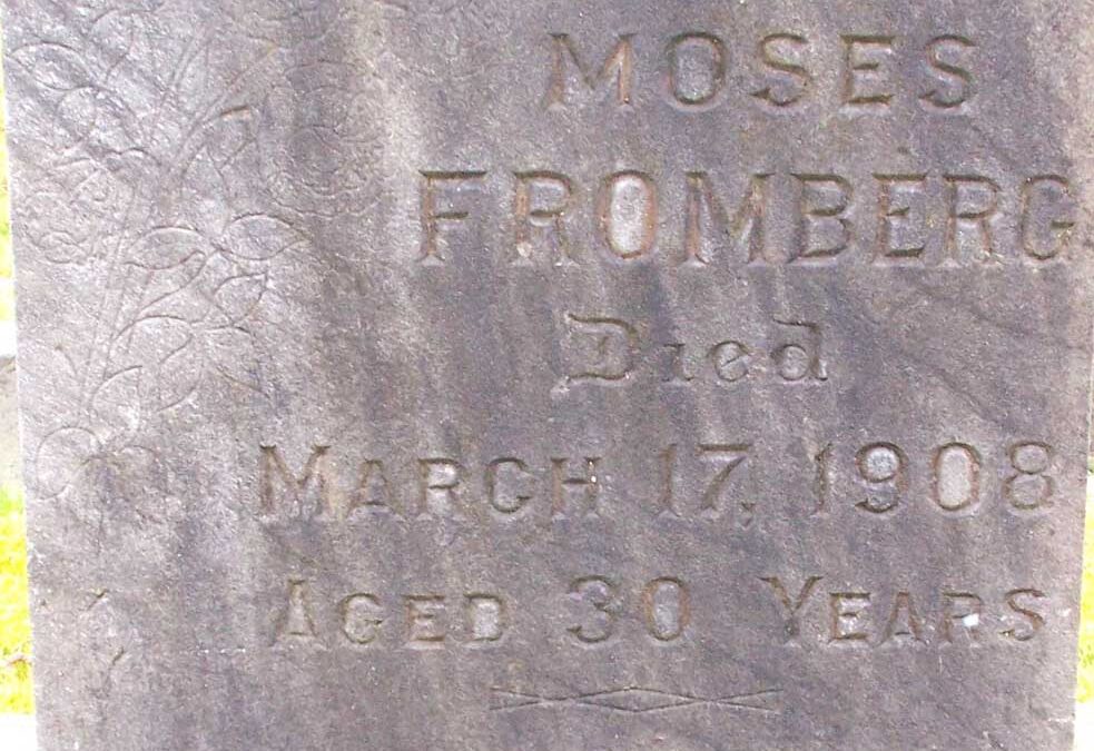 MOSES FROMBERG Monument