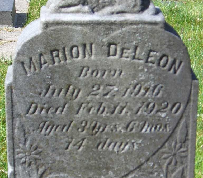 MARION DE LEON Monument