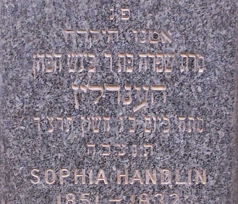 SOPHIA HANDLIN Monument