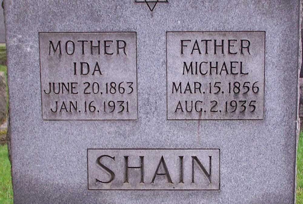 IDA SHAIN Monument