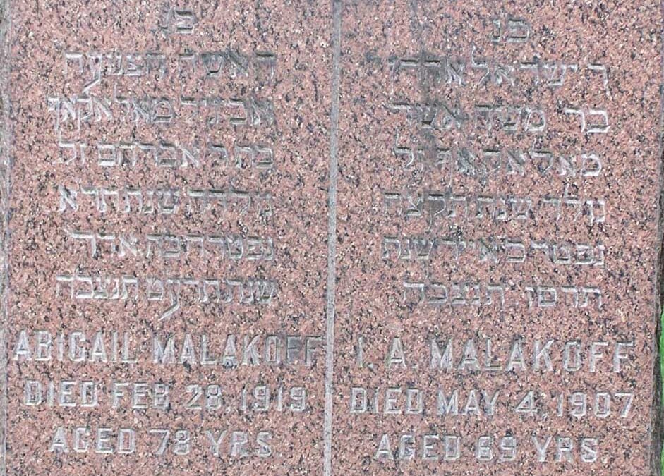 ABIGAIL MALAKOFF Monument