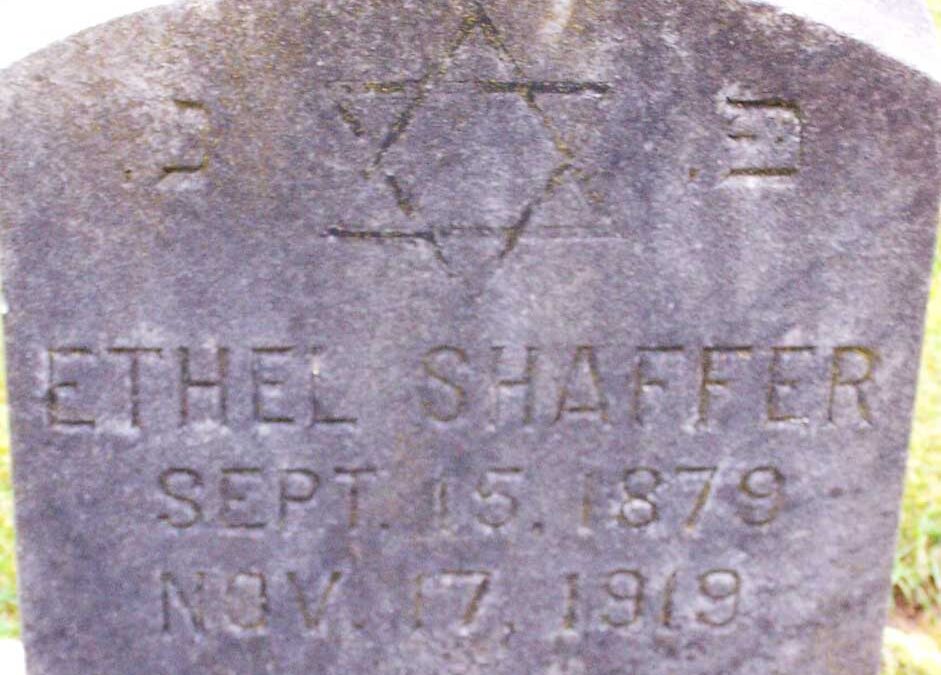 ETHEL SHAFFER Monument