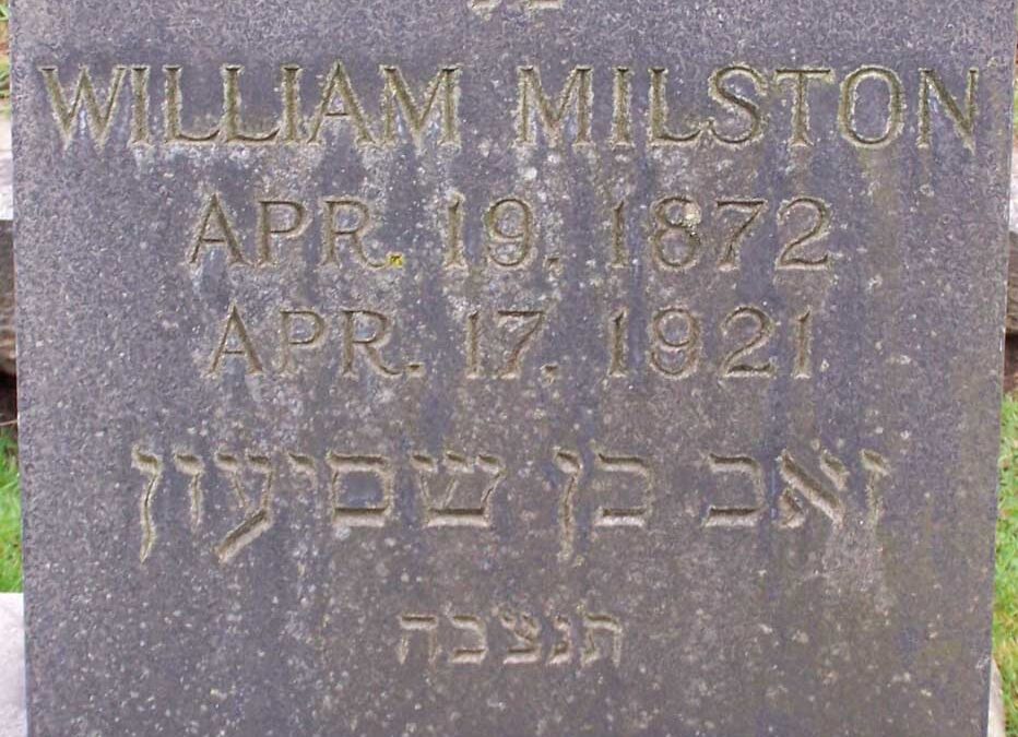 WILLIAM MILSTON Monument