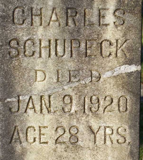 CHARLES MURRY SCHUPECK Monument