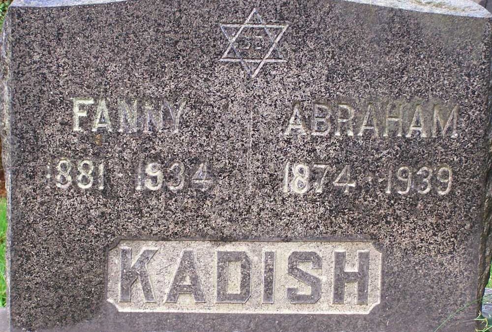 FANNIE KADISH Monument