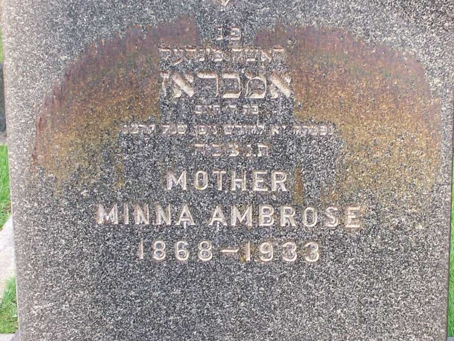 MINNA AMBROSE Monument