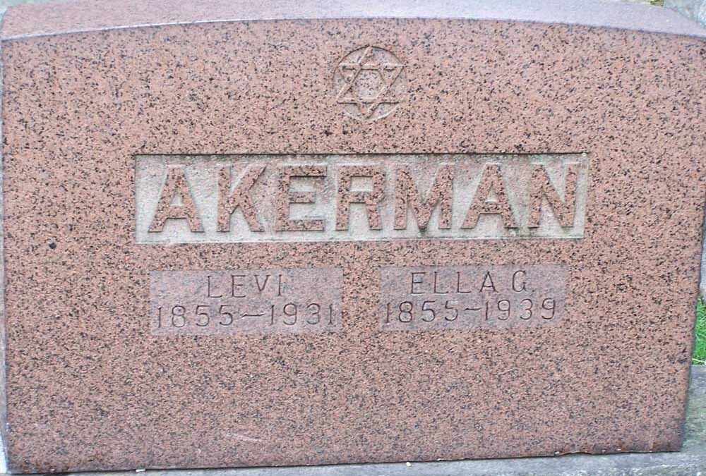 LEVI AKERMAN Monument