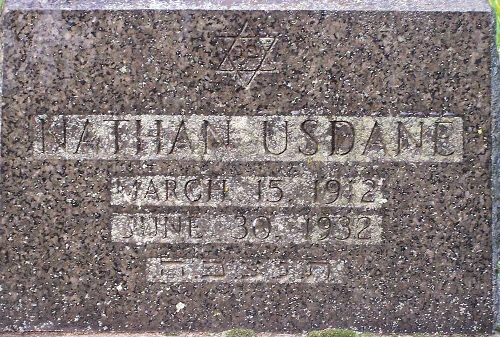 NATHAN USDANE Monument