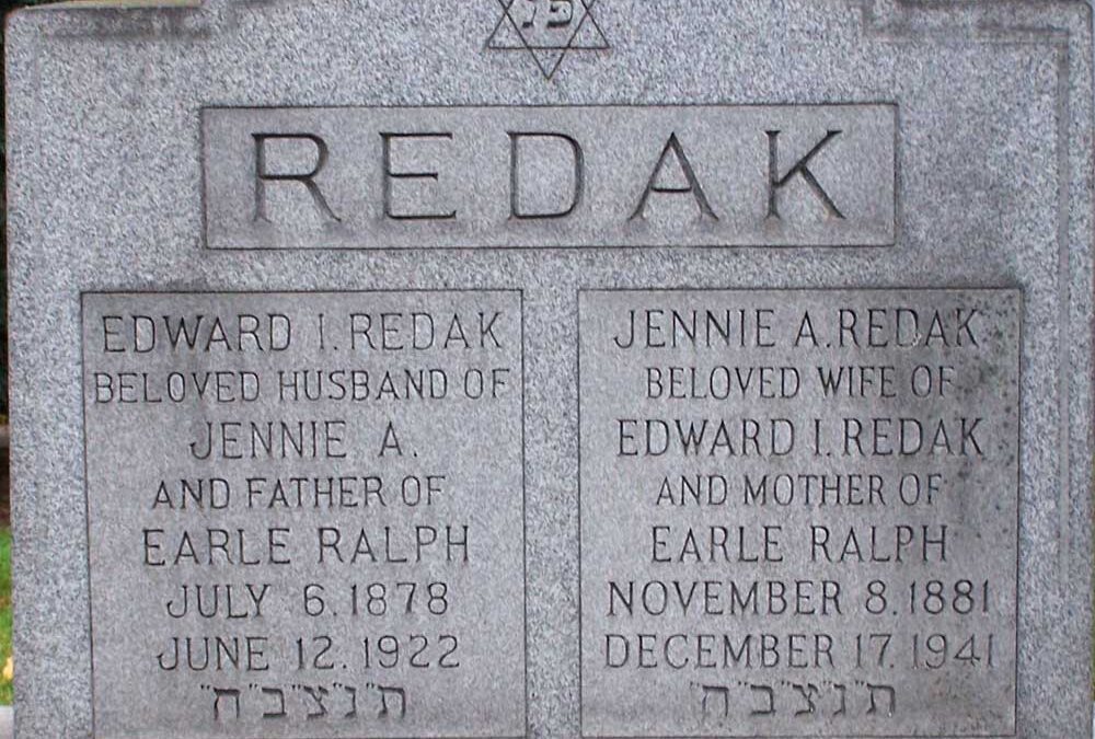 JENNIE A REDAK Monument