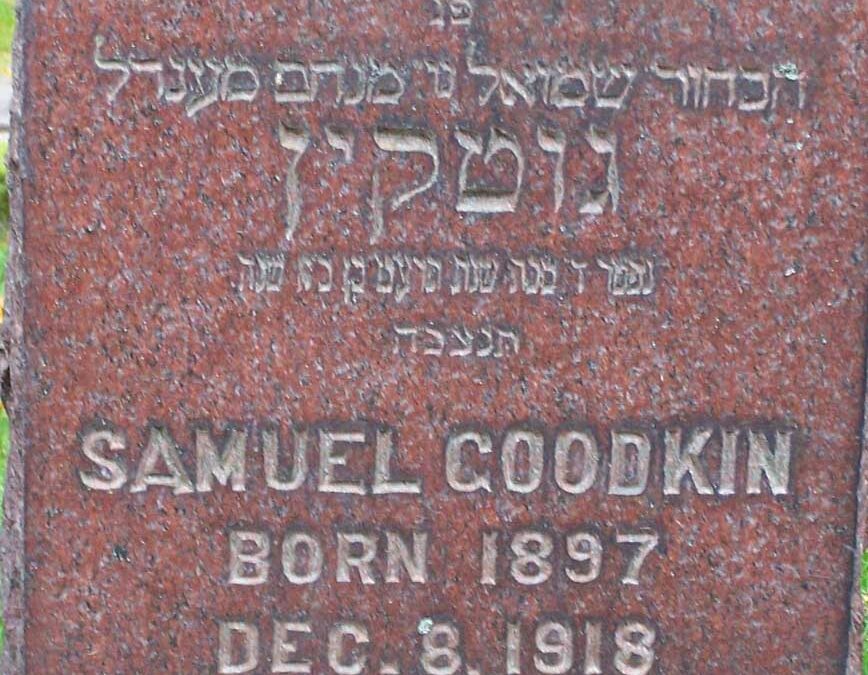 SAMUEL GOODKIN Monument