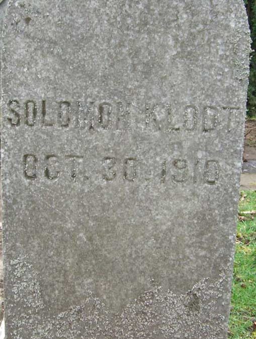 SOLOMON KLODT Monument