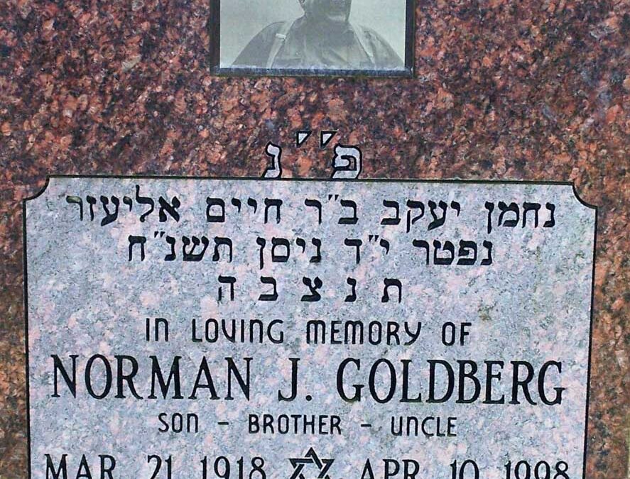 NORMAN JACOB GOLDBERG Monument