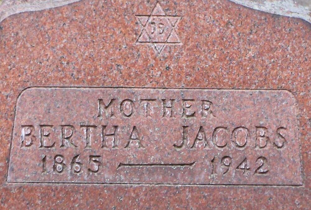 BERTHA JACOBS Monument