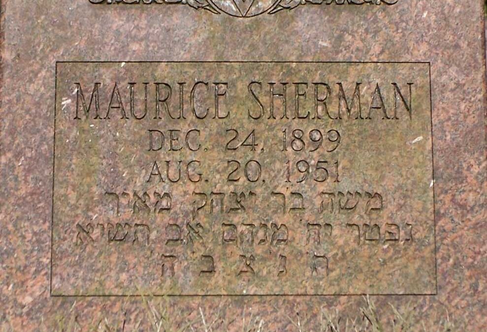 MAURICE SHERMAN Monument