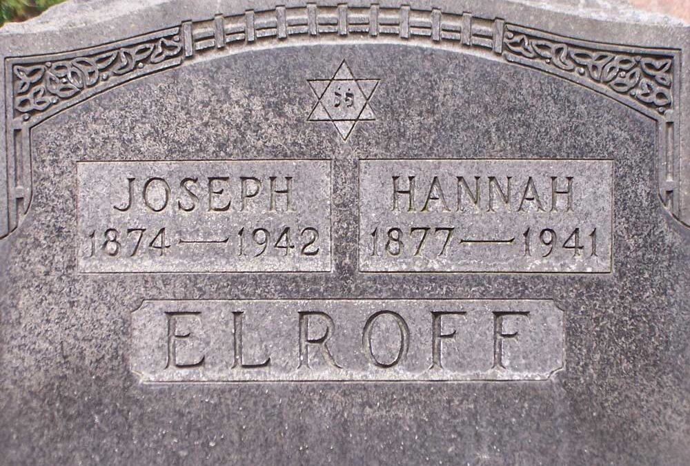 JOSEPH ELROFF Monument