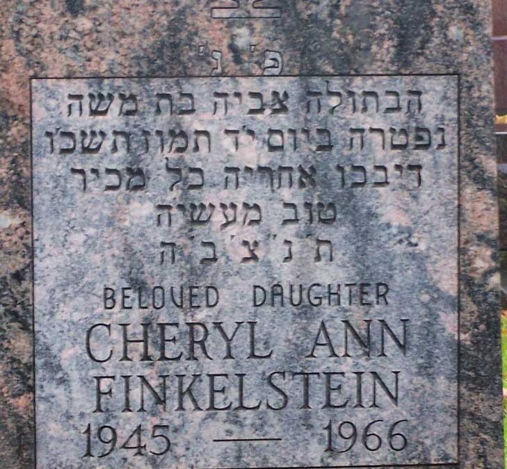 CHERYL ANN FINKELSTEIN Monument