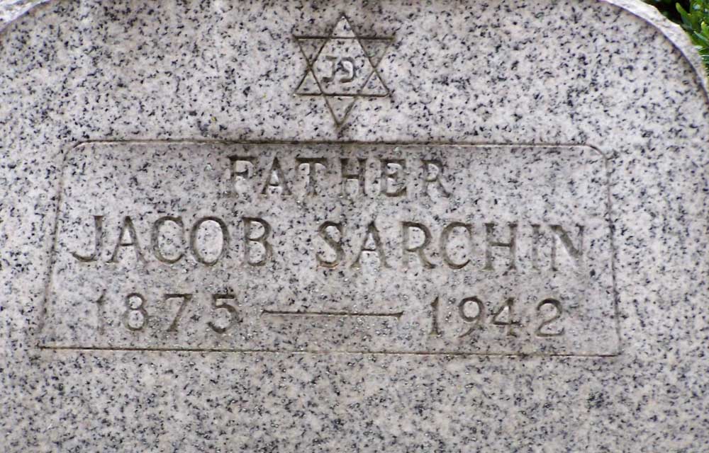 JACOB SARCHIN Monument