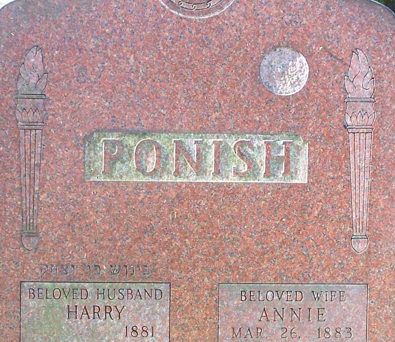 HARRY PONISH Monument