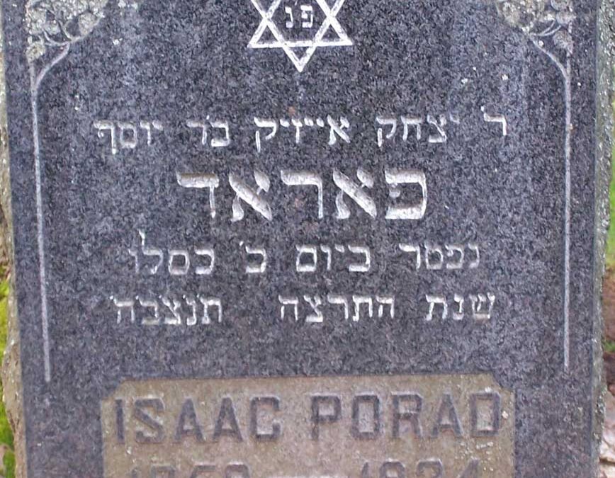 ISAAC PORAD Monument