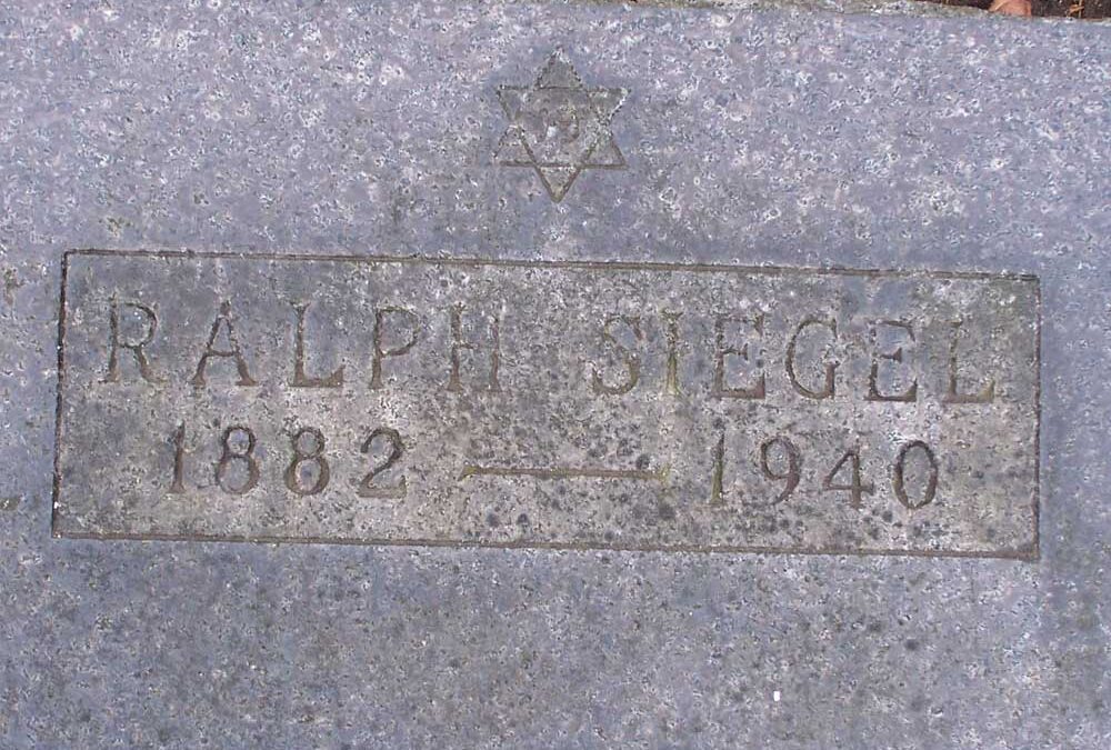 RALPH SIEGEL Monument