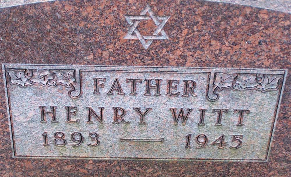 HENRY WITT Monument